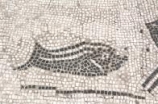 01818 ostia - regio ii - insula vii - piazzale delle corporazioni (ii,vii,4) - station 18 - navicvl karthag de svo - detail - fisch - 2016 - e.jpg